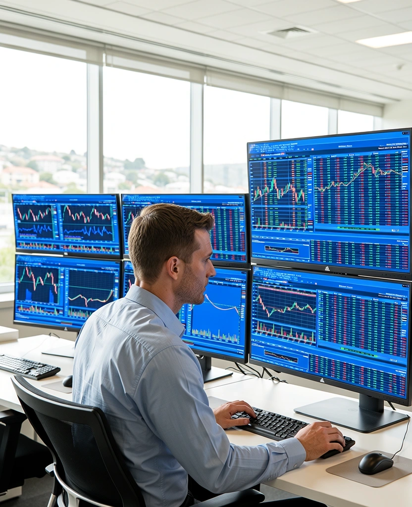 Professional trading environment at Freezunaro Digital